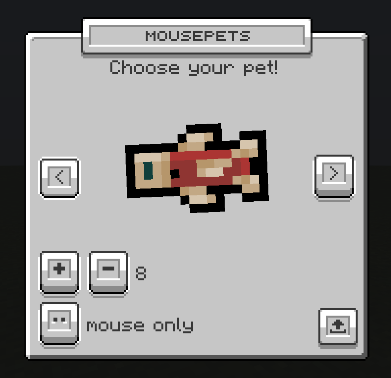 Choose your pet!