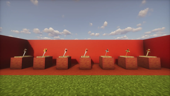 A display of all the swords