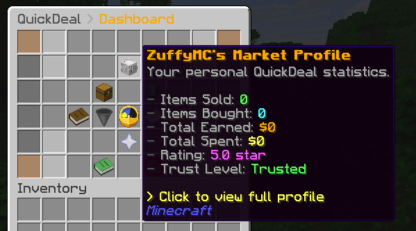 QuickDeal - Players Dashboard