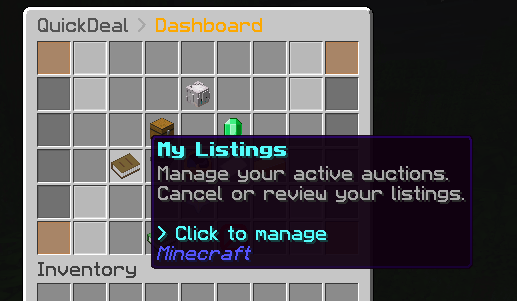 QuickDeal - Players Dashboard