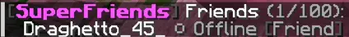 SuperFriends list OFFLINE