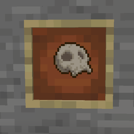 skull in frame