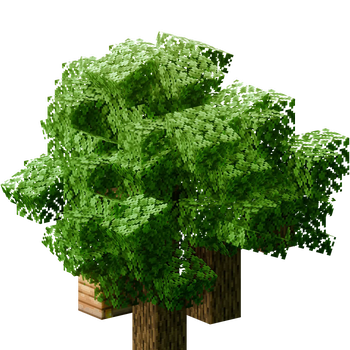 Cubic Leaves Render