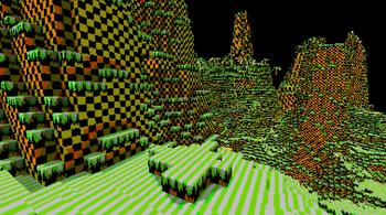 Ingame view of the shader
