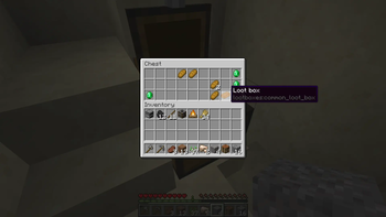 Spawn loot boxes in a chest in the village