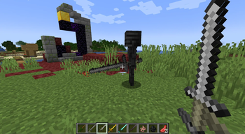 Wither Skeleton with Stone Sword