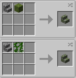 Mossy Cobblestone Stairs Recipes