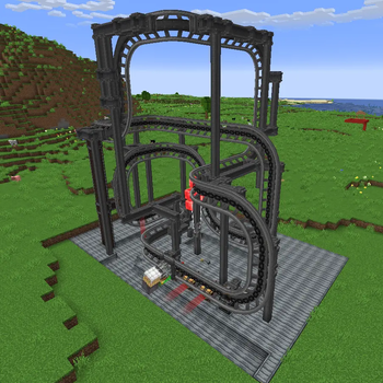 A roller coaster!