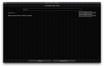 Configuration Menu