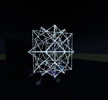star made of 4 cubes
