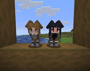 Ye Shiyuan as a Minecraft Fox