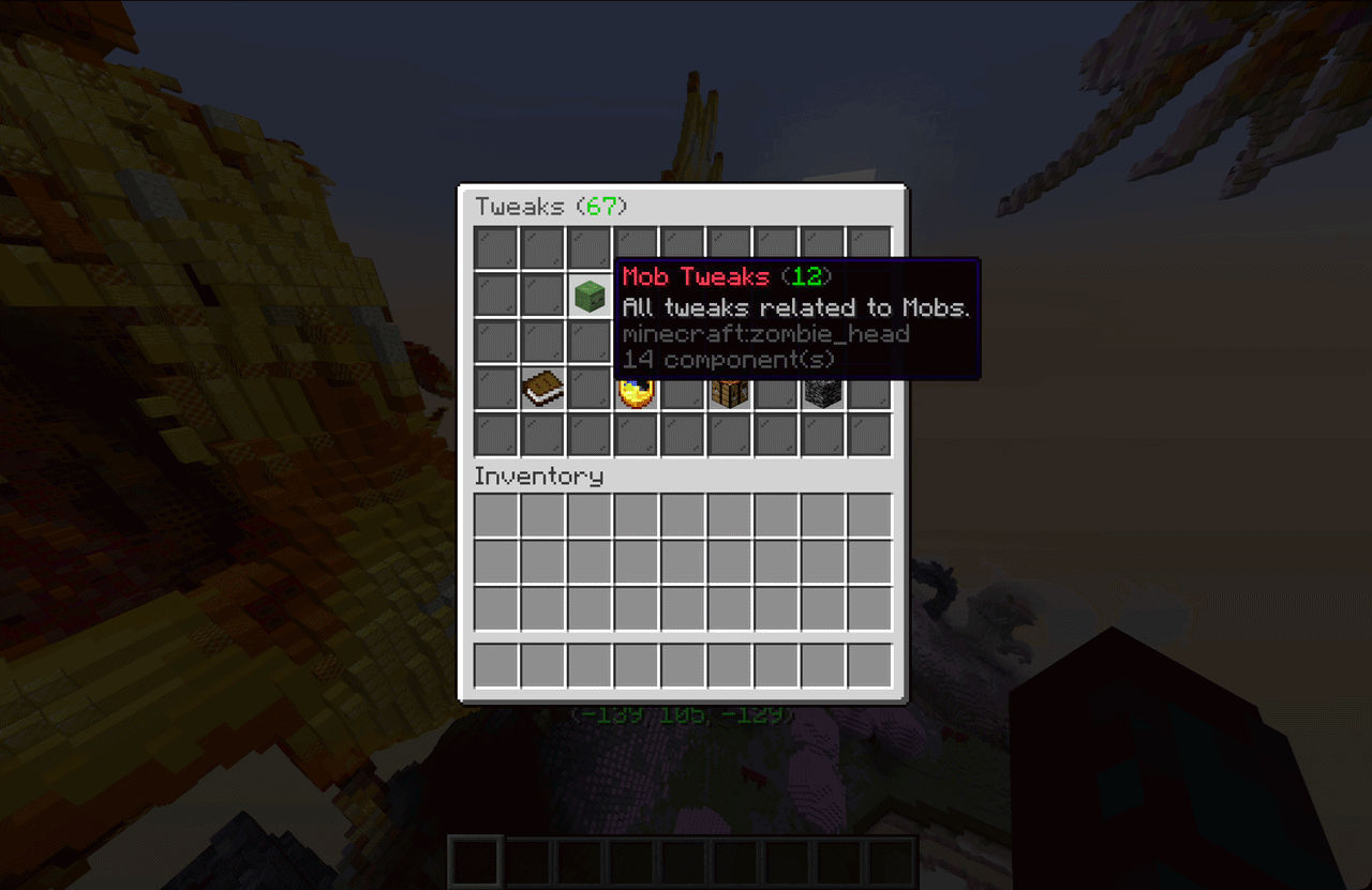 Tweak Menu