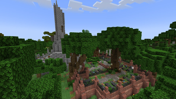 A graveyard