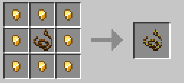 Golden strap craft