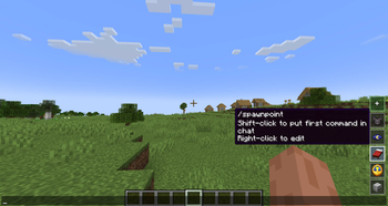 Command saved example