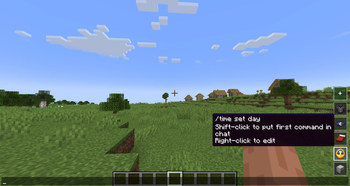 Command saved example