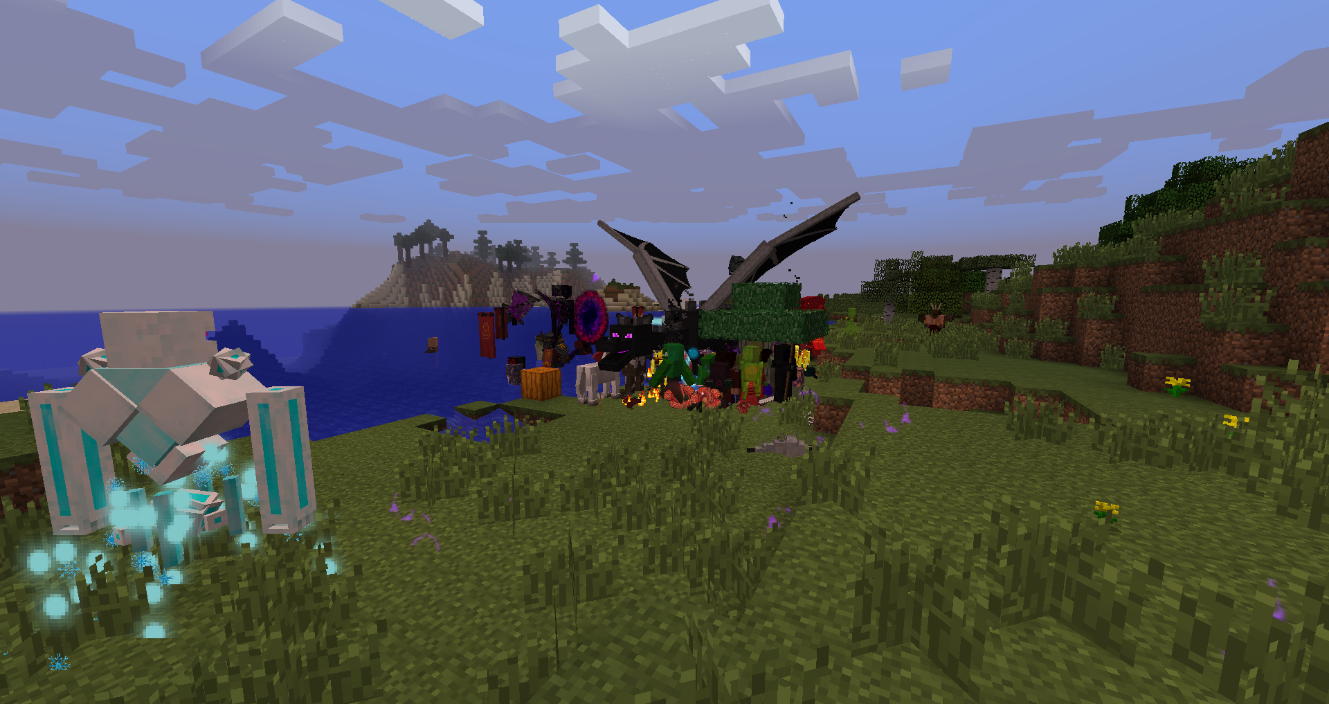 Spawnlesia spawned a hole bunch of mobs 