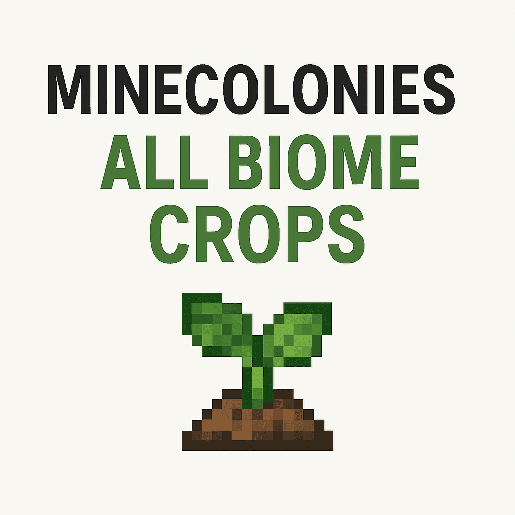 Minecolonies All Biome Crops