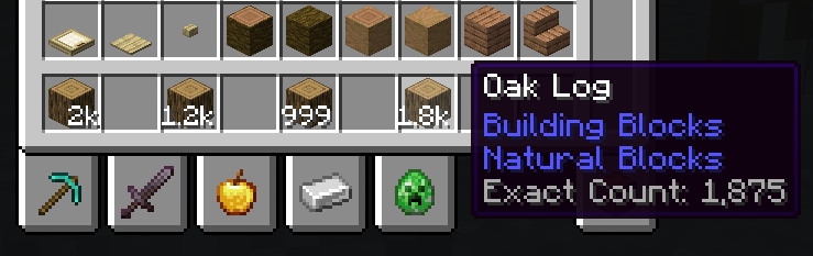 Hotbar Showcase