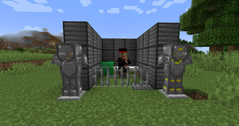 Banker need emerald blocks as work sites