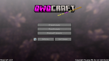 Main Menu