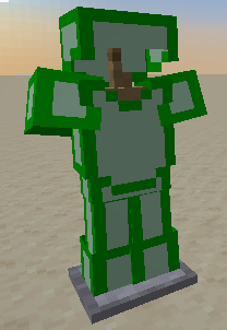 Gold Armor on Armor Stand