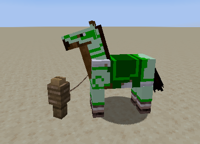 Horse in Gold Horse Armor