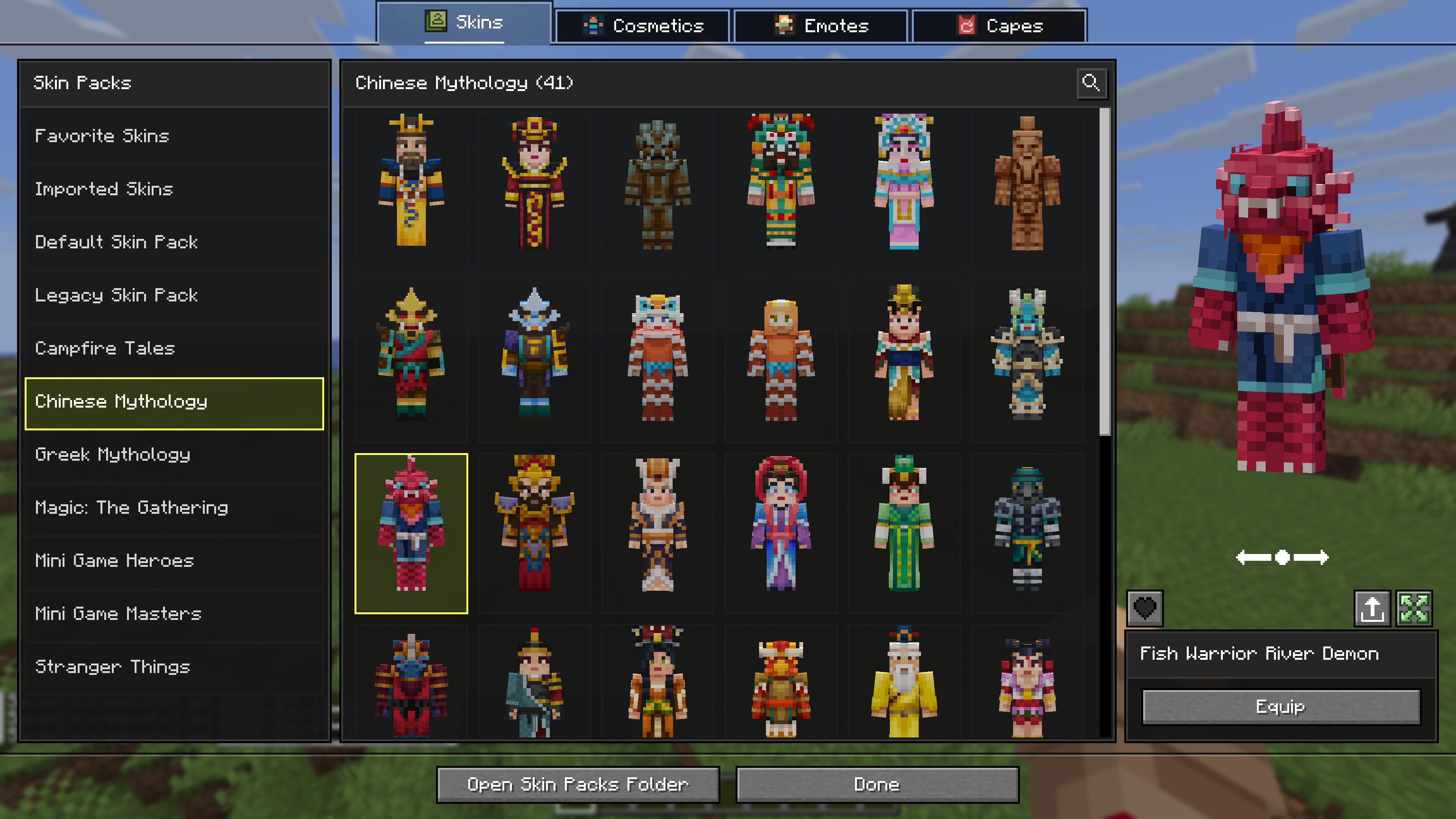 Skin Selector Preview