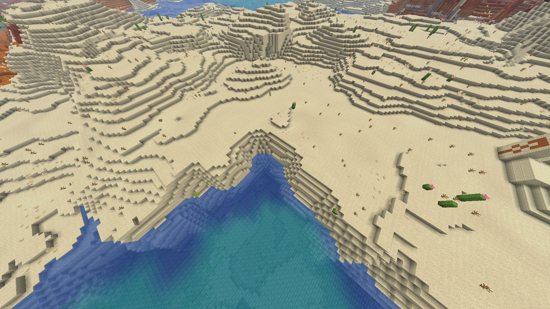 A view of a desert