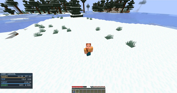 Temp decrease in snow