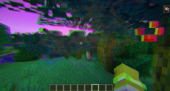 Magical mushroom effect