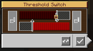 A threshold switch looping around from the motion of a bearing