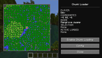 Chunkload Menu