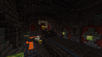 A Nether Stronghold Portal Room