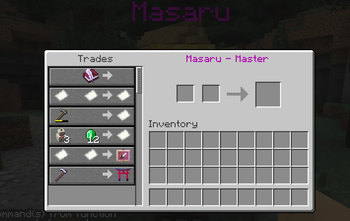 Trade & questing system with a custom NPC from the mod