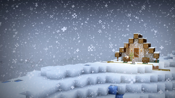 Snowy Village House