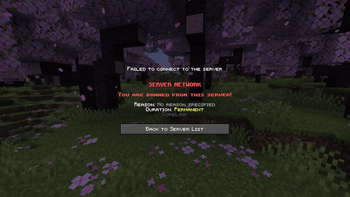 Ban Screen