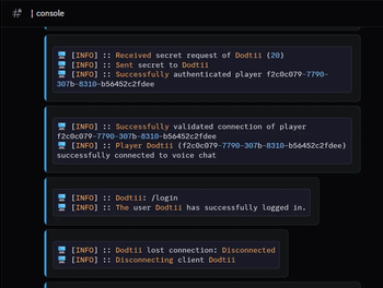 Custom Console log to Discord using WebSocket
