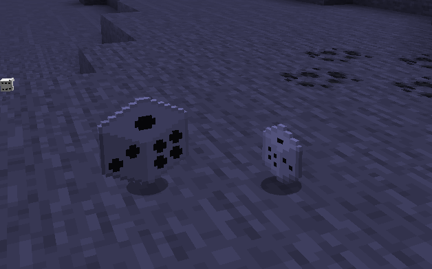 Big Dice compared to regular Dice