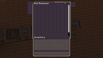 Gold Backpack