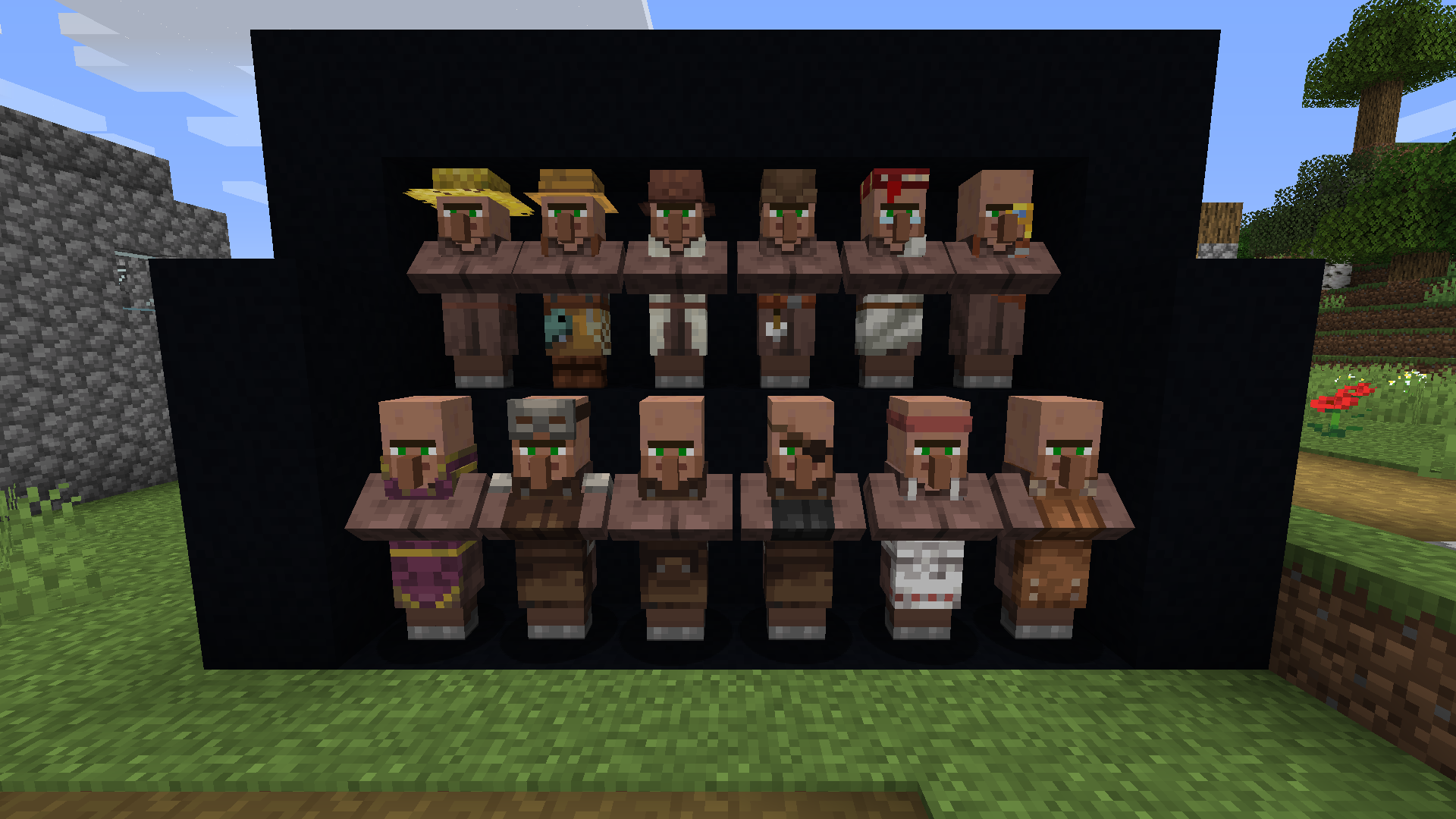 All villager professions (OptiFine)