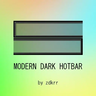 Modern Dark Hotbar (Connected)