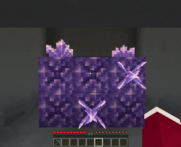 Allows you to take the budding amethyst blocks with you, using silk touch