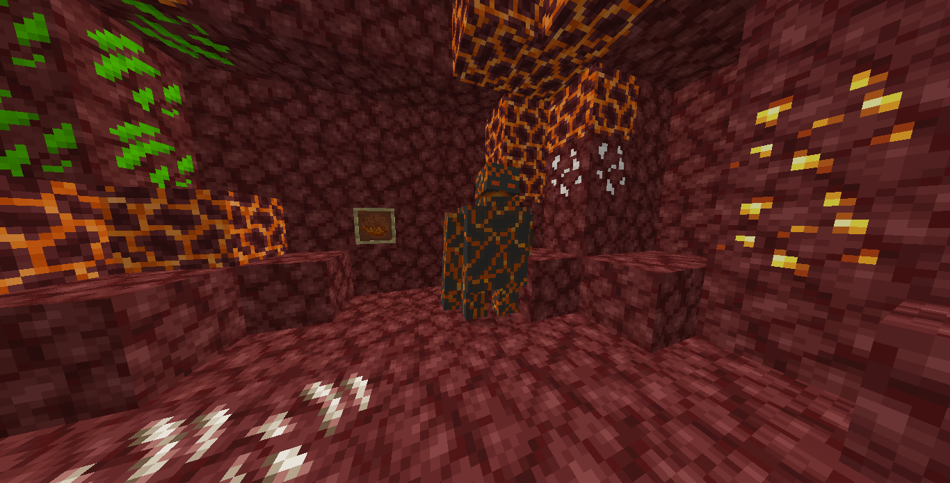 A Lava Elemental, standing next to some Cinder Essence