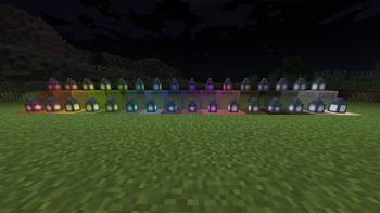 Full Set of Lanterns Again (night)