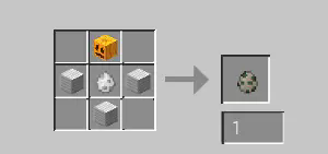 Iron Golem Spawn Egg Recipe