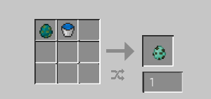 Drowned Spawn Egg Recipe