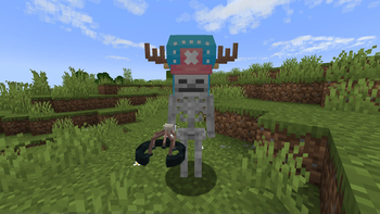 Skeleton with a bow