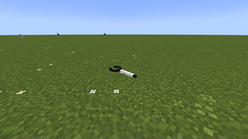 bow on the grass