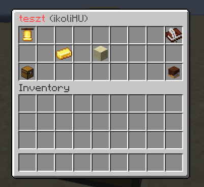 Gui of the shop